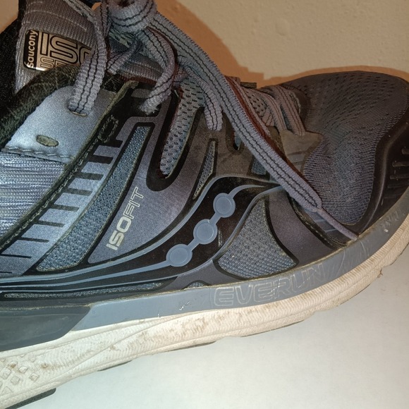 Saucony Redeemer ISO 2 Men's Running Shoes Size 11.5 US Grey Athletic Sneakers - Picture 7 of 16